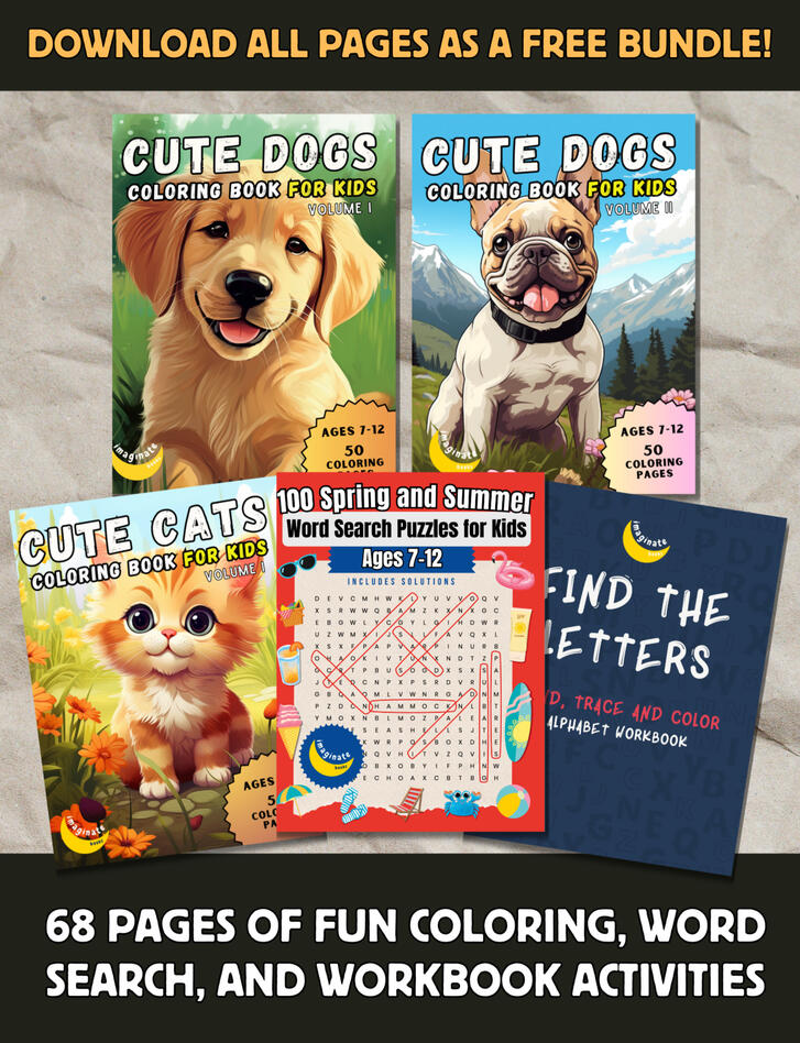 Free Activity Pages Bundle Free Activity Pages Bundle